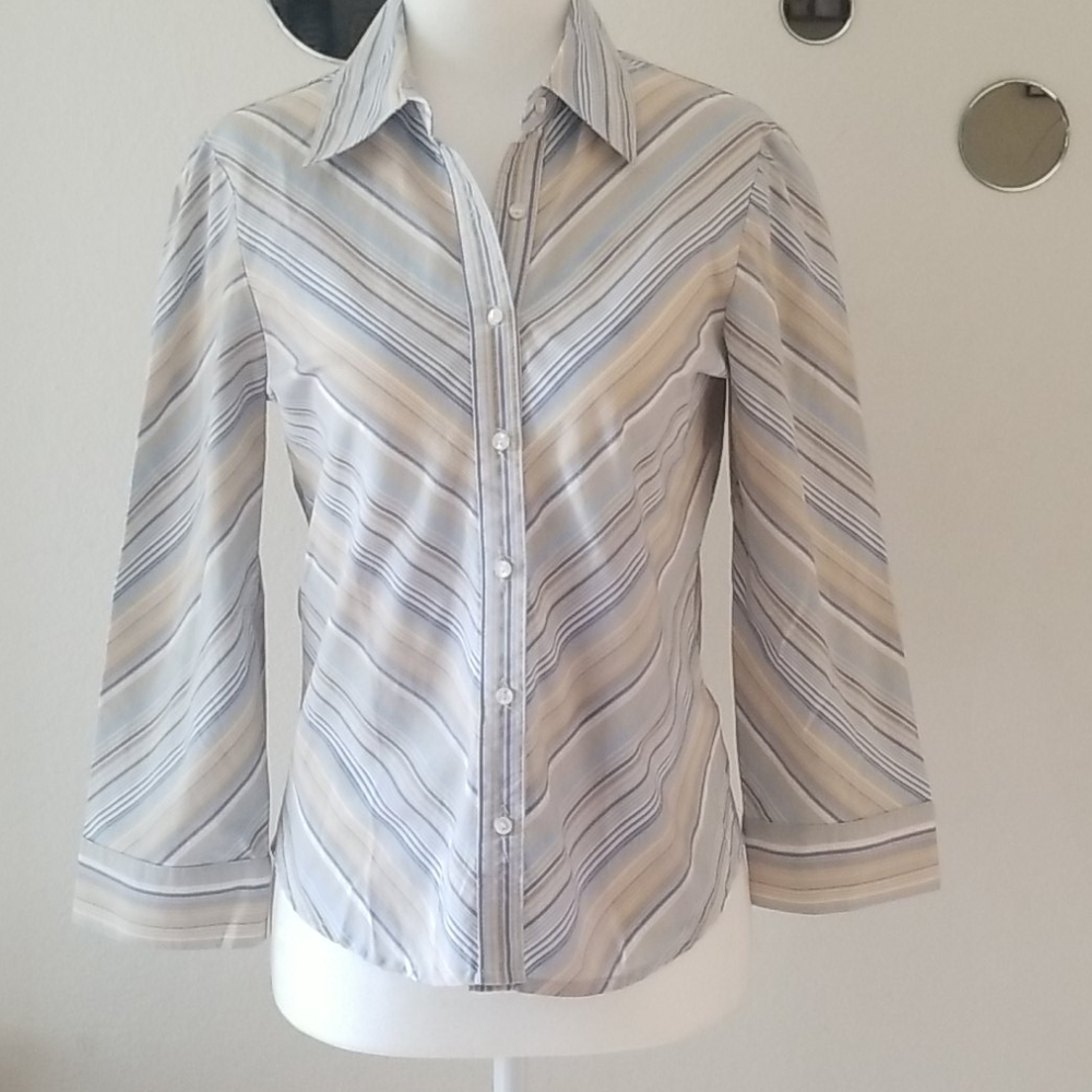 Liquid Button Down Top - Size S